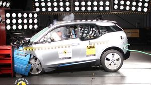 Foto Modelul electric BMW i3 a primit patru stele la testele de siguranță Euro NCAP