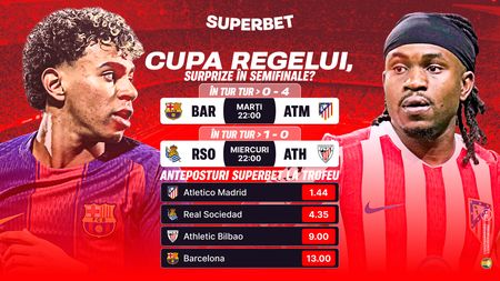 Surprize în Cupa Spaniei? Se joacă returul semifinalelor. Advertorial