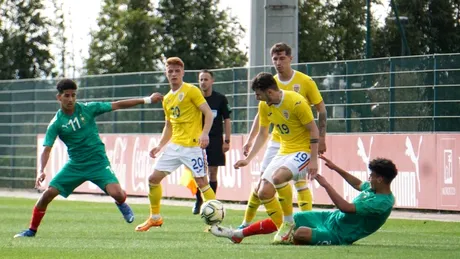 România U21, amical spectaculos cu Maroc U21. A condus, a fost condusă, dar în cele din urmă s-a terminat egal