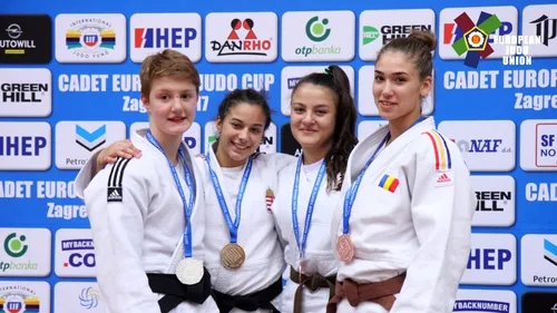 Performanță la judo. Așa se cresc campionii: 4 medalii pentru România la Zagreb | GALERIE FOTO 