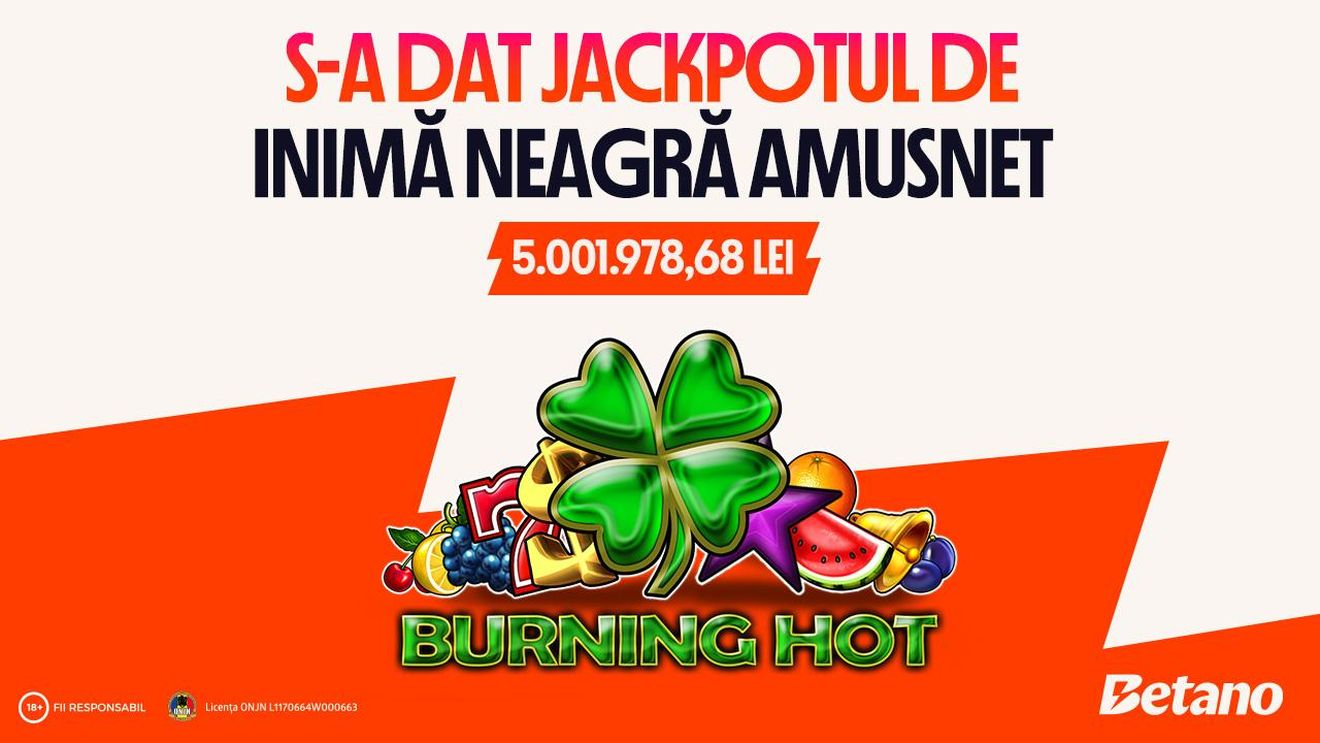 Jackpot de 1 milion de euro, câștigat în Cazinoul Betano: „Am crezut că erau 100.000, nu 1 milion!”. ADVERTORIAL