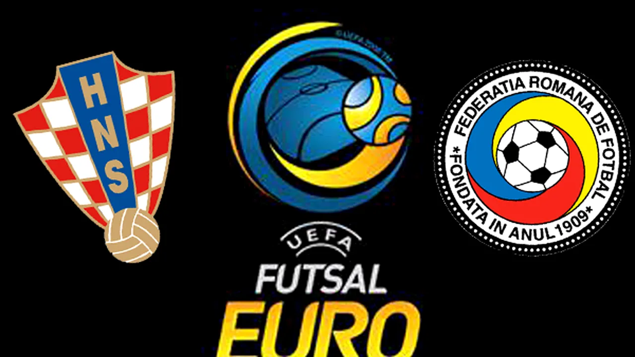 Am pierdut primul meci la Futsal EURO 2012!** Croația - România 2-1