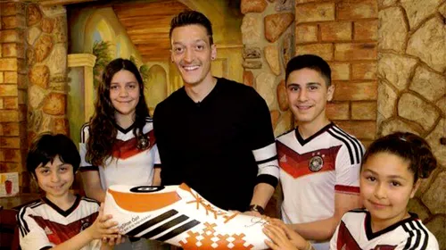 Ozil a făcut cel mai important gest caritabil de după CM 2014. Germanul a donat prima pentru câștigarea titlului pentru operațiile a 23 de copii bolnavi