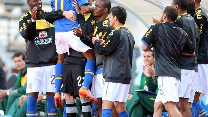 VIDEO Robinho și Ramires au reușit câte o "dublă"! Brazilia a făcut SHOW cu Tanzania!