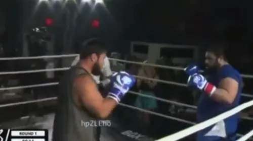 Ce glumă proastă! Hulk din Iran a debutat ca boxer, dar s-a făcut de râs în ring, în fața lumii întregi: „Oare se va sinucide?”