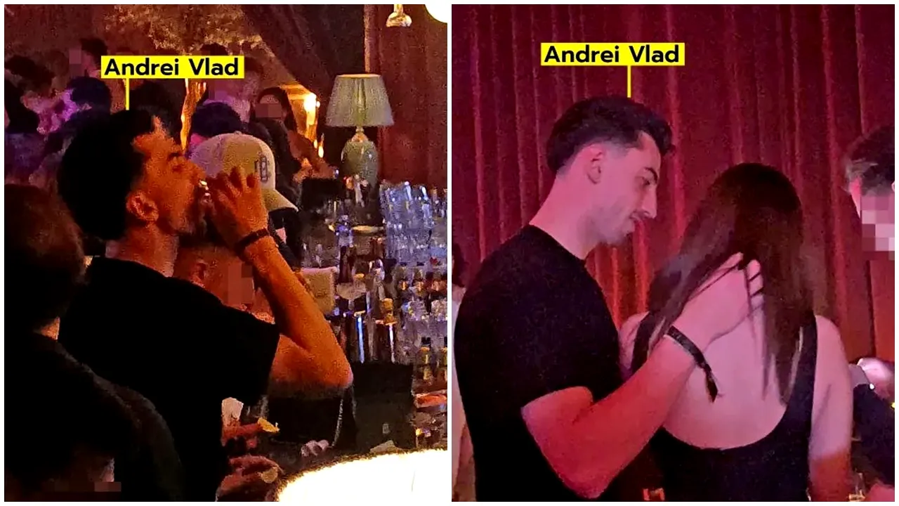 Andrei Vlad, distracție în club cu shot-uri până la 3 dimineața! Nu îi mai pasă de ce se întâmplă la FCSB, după ce Gigi Becali și Meme Stoica au anunțat că va pleca gratis când îi expiră contractul: imaginile dezmățului, surprinse înaintea derby-ului cu Craiova!