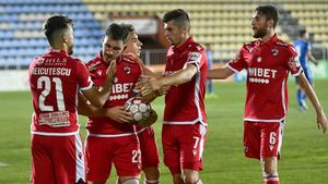 Situație dramatică pentru Dinamo. „Câinii” nu mai au timp să joace toate restanțele. Partida de mâine este și ea sub semnul întrebării