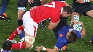 Franța merge în finală, galezii au TURBAT de furie după ce căpitanul le-a fost eliminat: **"De ce să strici o semifinală de CM cu un cartonaș roșu?"