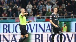 Fază cu scandal în FCSB – Oțelul. Campioana a cerut penalty