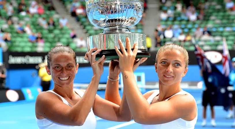 Sara Errani și Roberta Vinci** au câștigat proba de dublu feminin de la Australian Open