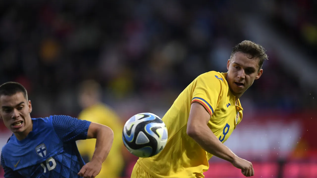 România U21 - Finlanda U21 1-0, în preliminariile Euro 2025. Victorie dramatică pentru „tricolorii” mici! Matei Ilie a dat lovitura în minutul 90+8