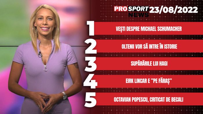 ProSport News | Octavian Popescu, criticat din nou de Gigi Becali. Oltenii vor să intre în istorie. Cele mai importante știri ale zilei | VIDEO