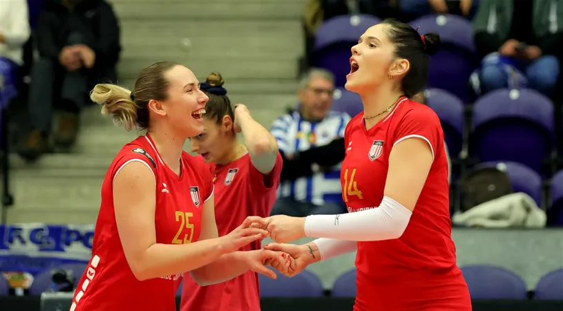 Se văd semifinalele! Alba Blaj a făcut instrucție cu Porto, 3-0 în deplasare, în Cupa CEV la volei feminin