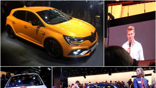 Piloții de Formula 1 recomandă noul Renault Megane RS! Francezii au venit la Frankfurt cu tripleta Clio, Twingo, Megane, care de astăzi a trecut în gama sport