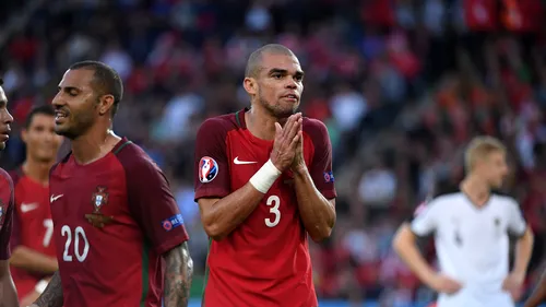 O veste bună pentru Portugalia, înainte de finala Euro 2016! Pepe a primit ok-ul medicilor pentru a juca