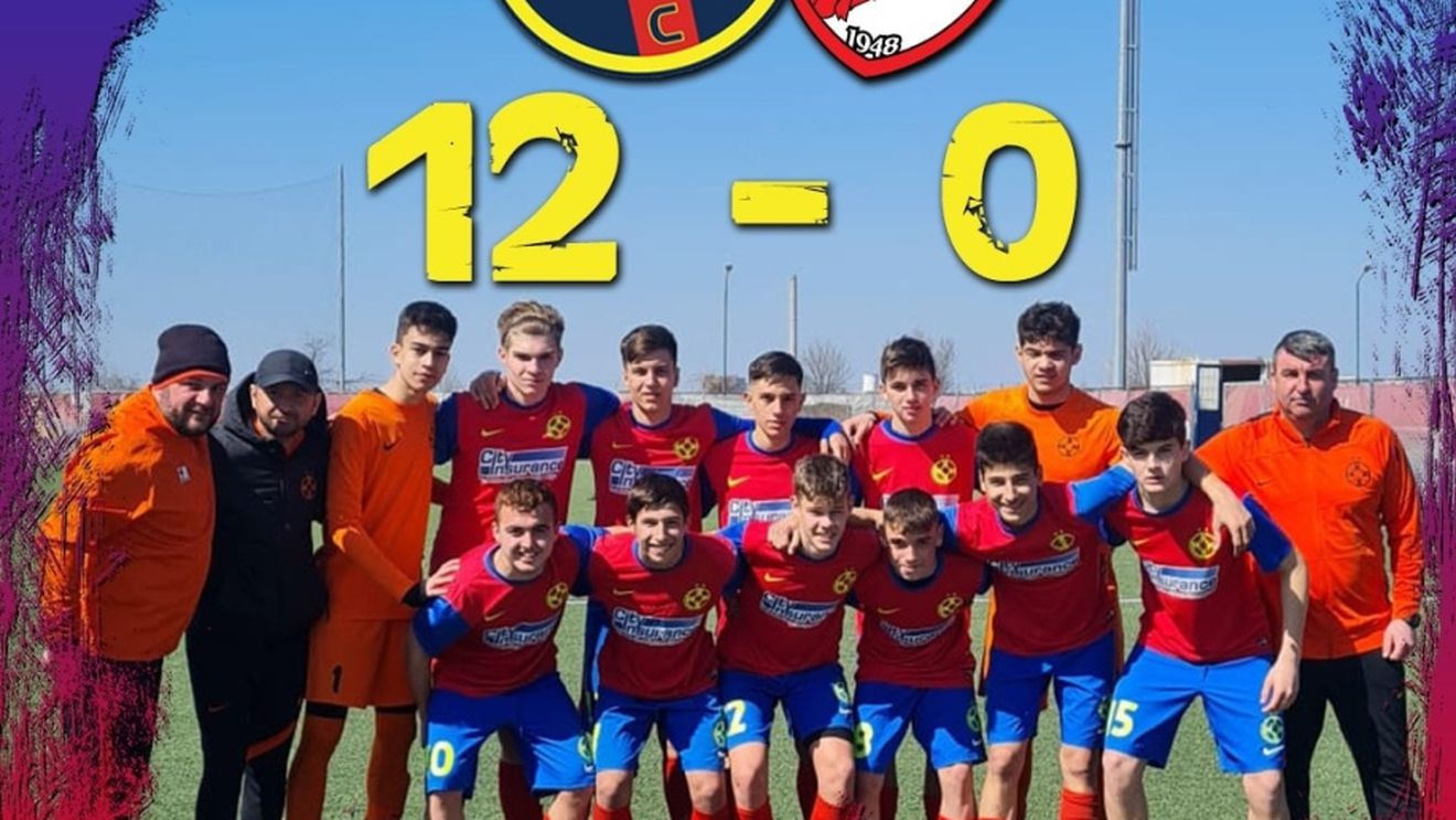 FCSB a spulberat-o pe Dinamo în Liga Elitelor U15! „Aşa rău i-aţi căpăcit?”. Doi jucători, hat-trick-uri chiar sub ochii lui Mihai Stoica