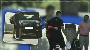 Întâlnirea zeilor! David Popovici a coborât din Mercedesul de 500.000 de euro și a luat-o în brațe pe Nadia Comăneci