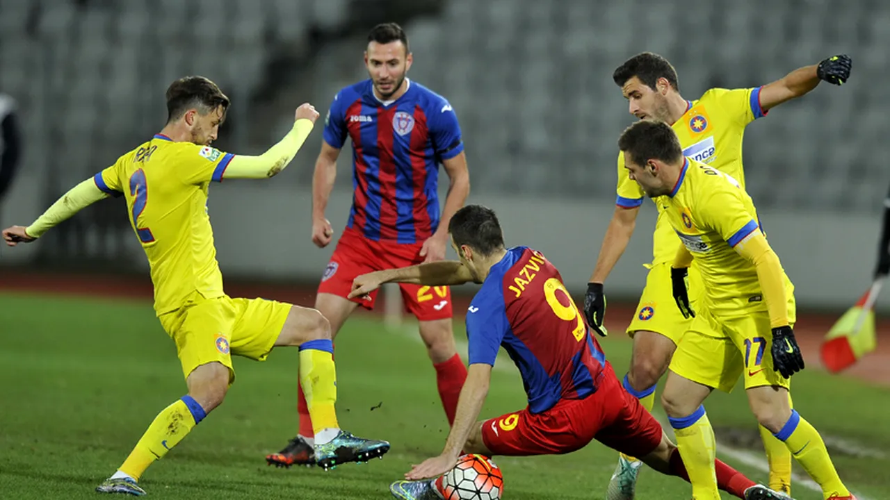PieDICĂ‚ și de la ASA. Steaua a condus pe Cluj Arena, dar a luat doar un punct, la primul meci în care Dică a fost principal. ASA - Steaua 1-1