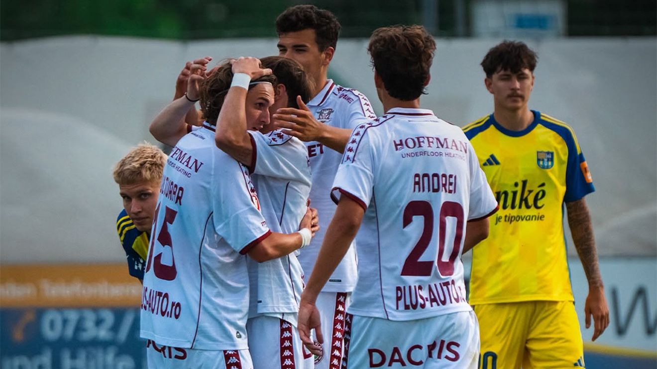 CE GOL! Rapidistul a trimis mingea în poartă de la 60 de metri, în amicalul cu FC Kosice