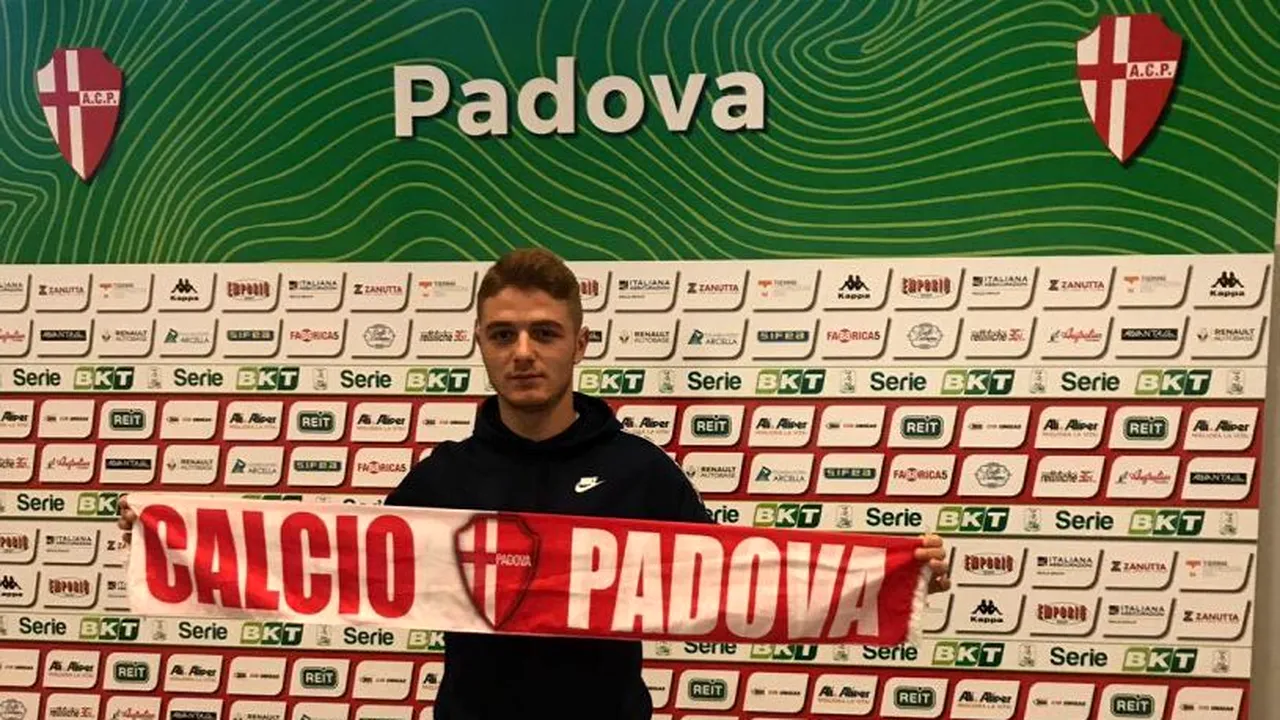 Încă un jucător român în Italia. Căpitanul naționalei de juniori a ajuns în Serie B