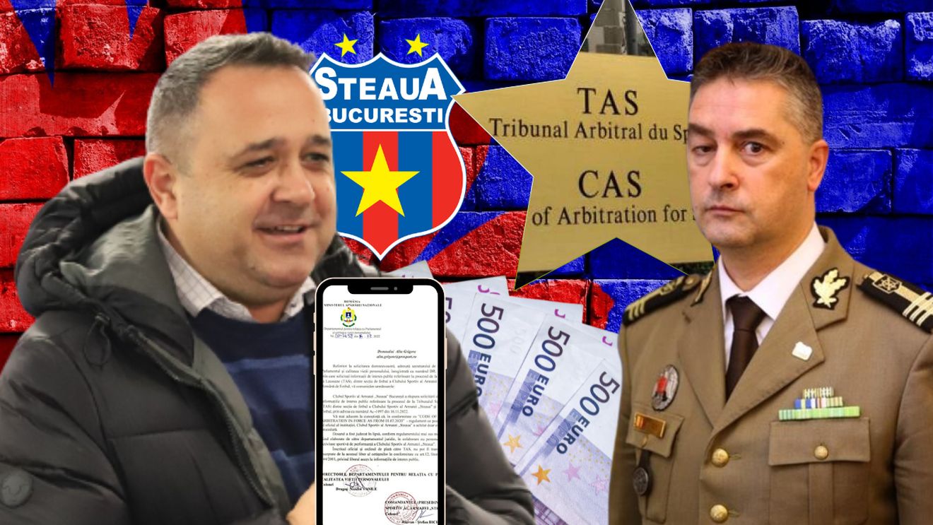 Câți bani a plătit CSA Steaua la TAS pentru procesul cu FRF! În același timp, sportivii din celelalte secții ale clubului sunt neplătiți de mai multe luni | EXCLUSIV