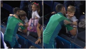 Novak Djokovic, momente extrem de emoționante alături de copiii săi după triumful de la Turneul Campionilor: „Ei îmi dau putere!" VIDEO