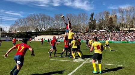 "Stejarii" au condus Spania cu 13-0, însă ibericii au revenit incredibil. Cât s-a terminat partida din Madrid, programată în Rugby Europe Championship