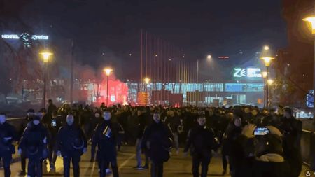 Imaginile serii de la Bosnia – România! Ce au făcut ultrașii aflați în război cu federația: s-a auzit în direct la TV!