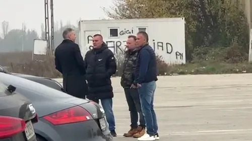 Edi Iordănescu, întâlnire emoționantă la baza din Berceni! A fost așteptat de liderul galeriei FCSB | VIDEO&FOTO