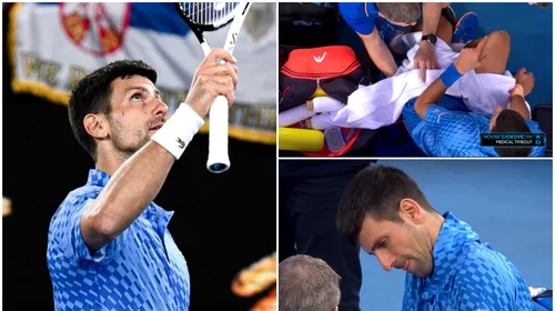 Ce a făcut Novak Djokovic la Australian Open, după ce anunțase posibila retragere din turneu! Sârbul a jucat accidentat și s-a calificat pentru a 15-a oară în optimi | VIDEO