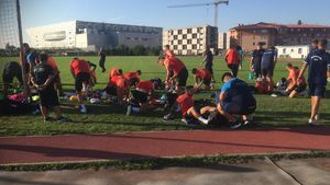 FCSB, antrenament în fața a peste 400 de spectatori! Mihai Neșu, alături de echipa lui Gigi Becali înaintea meciului din Cupa României Betano! Apariția surprinzătoare a fostului fotbalist | VIDEO & FOTO EXCLUSIV