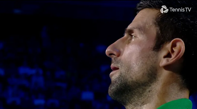 Panică în timpul finalei de la Turneul Campionilor! Novak Djokovic a început să tremure incontrolabil din nou! A pățit același lucru în urmă cu două zile | VIDEO