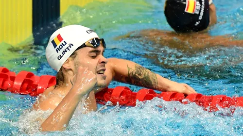 Robert Glință țintește tot mai sus după ce a cucerit aurul la Europeanul de natație: „Mă motivează să le țin piept tuturor la Jocurile Olimpice!”