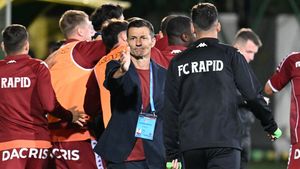 Costel Gâlcă i-a cerut două transferuri lui Dan Șucu, în direct, la flash interviu: „Avem nevoie”