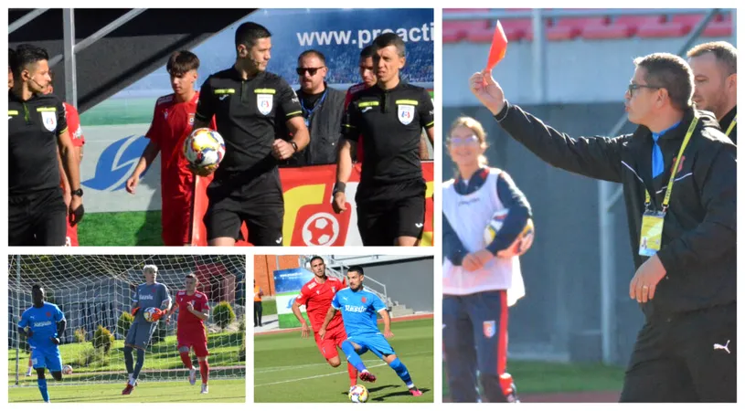 Flavius Stoican, enervat la culme de Robert Avram, i-a arătat și el cartonașul roșu arbitrului în meciul Chindia - CSM Reșița: ”Dacă așa a vrut el, să dea penalty la o adiere de vânt! Plus că a mai avut și acele gesturi de parcă era dictator”