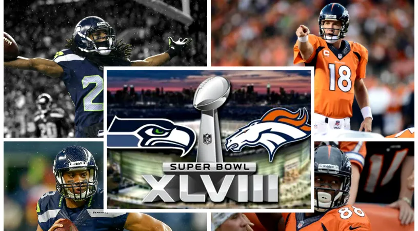 The perfect Super Bowl. Cele mai bune echipe din NFL se bat pentru trofeul Vince Lombardi în New Jersey: Broncos are atacul, Seahawks apărarea. Cine va câștiga?