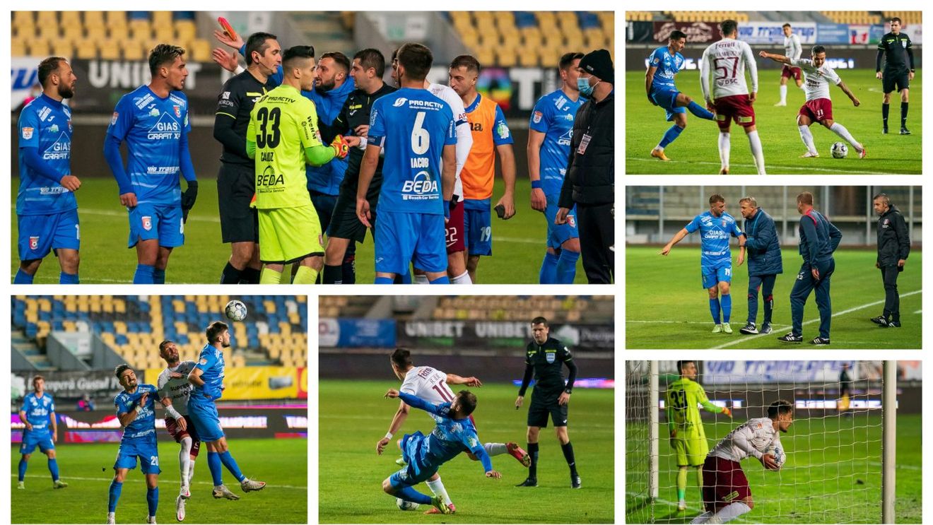 Cel mai bun meci, cel mai frustrant rezultat: cum au privat-o arbitrii pe Chindia de o victorie eroică în fața Rapidului! Chivulete i-a ”tocat” pe târgovișteni și anul trecut