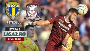 ”Primvs Derby” s-a încheiat fără gol, deși Petrolul a executat trei penalty-uri și a avut doi jucători în plus pe teren. Rapid a terminat eroic jocul de pe ”Ilie Oană”
