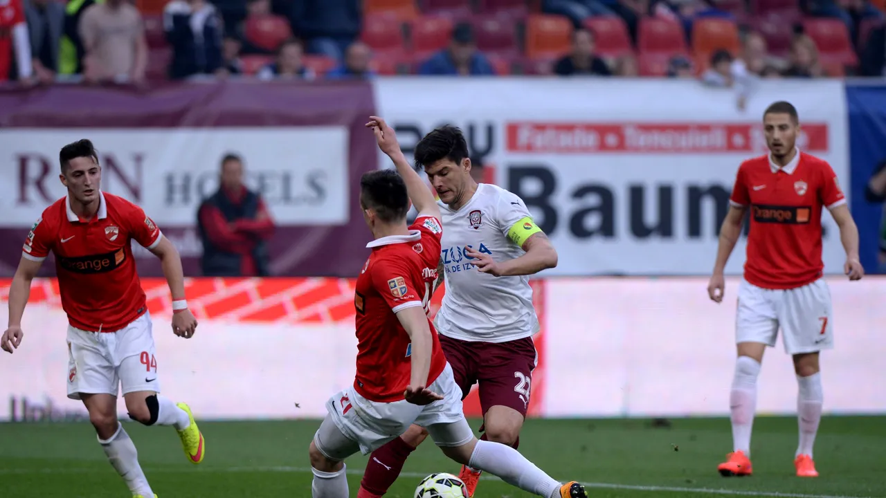 Huiduit și sub presiune, Stoican a câștigat de Înviere. Giuleștenii au drum liber spre Liga 2 după gafele lui Bornescu și Cmovs. Dinamo - Rapid 2-0