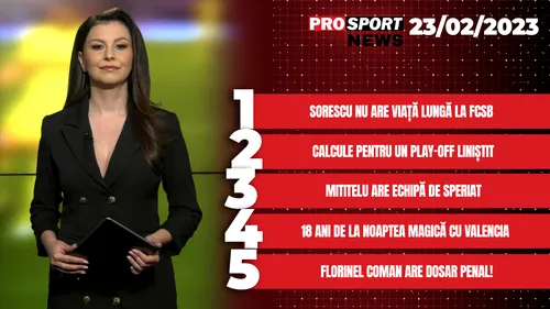 ProSport News | Florinel Coman are dosar penal! Vedeta lui FCSB riscă închisoarea! Cele mai noi știri din sport | VIDEO