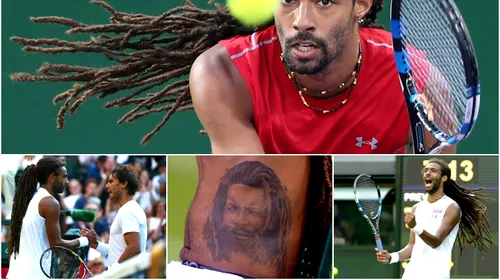 A detonat bomba la Wimbledon după ce l-a trimis acasă pe Rafa Nadal. „Dreddy” Brown este jumătate german, jumătate jamaican, nu s-a mai tuns de 19 ani, are un piercing în limbă și un tatuaj imens cu chipul tatălui său