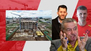 Imperiul imobiliar al fotbalistului Florin Tănase, construit pe terenurile de la Gigi Becali, prinde contur. E gata structura primei clădiri din proiectul în care a băgat milioane de euro cu impresarul Florin Vulturar