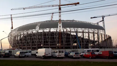 FOTO SPECTACULOS | Stadionul din Craiova se conturează pe zi ce trece. Când va fi inaugurat