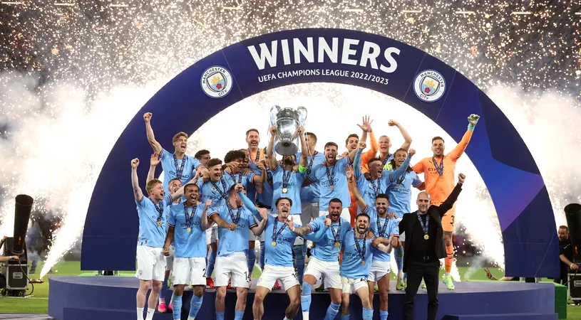 Sumă astronomică încasată de Manchester City după sezonul istoric în care a reușit „tripla”!