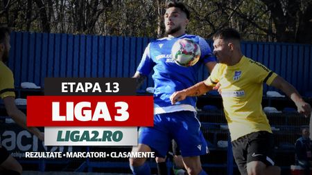 Liga 3, etapa 13 | Corvinul a spulberat Sănătatea! FC Bihor a pierdut surprinzător și Bistrița i-a luat fața. Reșița e în șoc, Deva a umilit fostul lider și i-a luat locul