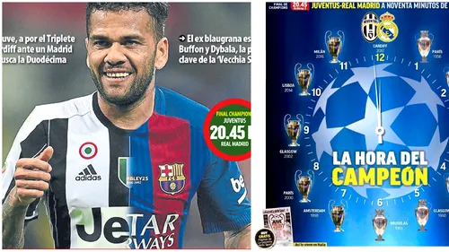 Rivalitatea Real - Barcelona nu are limite. FOTO | Cum arată primele pagini ale ziarelor Sport și Mundo Deportivo. Finala Champions League a împărțit Spania
