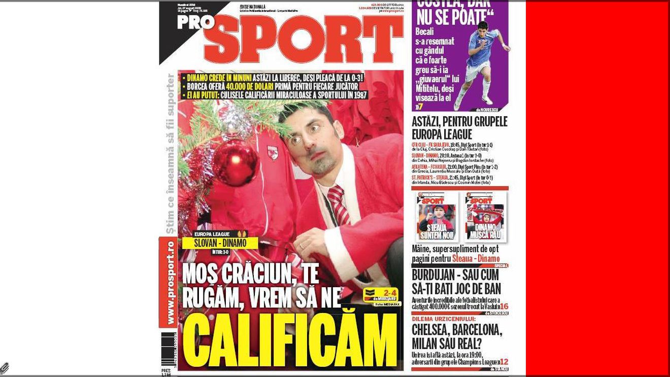 Încurajată de ProSport,** Dinamo a spart mitul că românii nu știu să revină!
