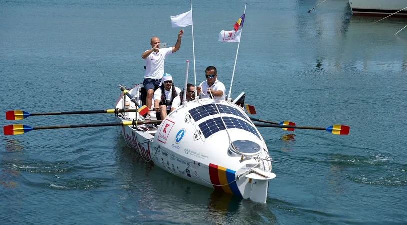 Echipa Atlantic4 a pornit în cursa de traversare a Mării Negre într-o ambarcațiune cu vâsle 