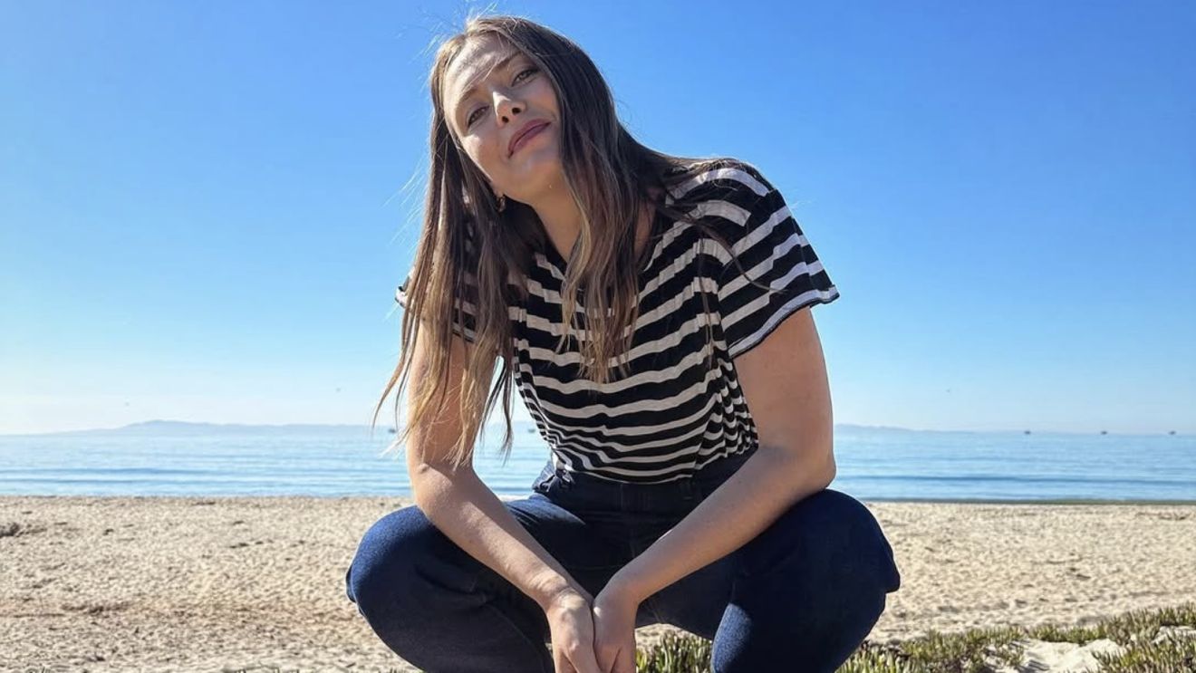 Imaginea pe care Maria Sharapova a publicat-o cu fiul ei Theo, de la plajă