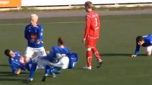 VIDEO** Islandezii lovesc din nou! Vezi ce "ritualuri de bucurie" au mai inventat